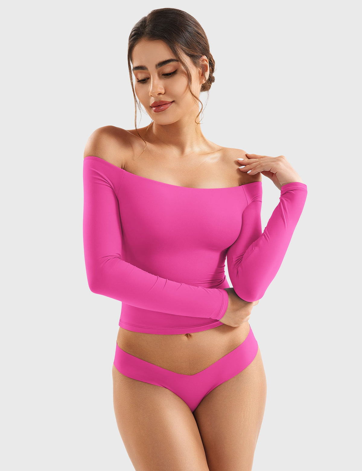 Top Luzlie con spalle scoperte