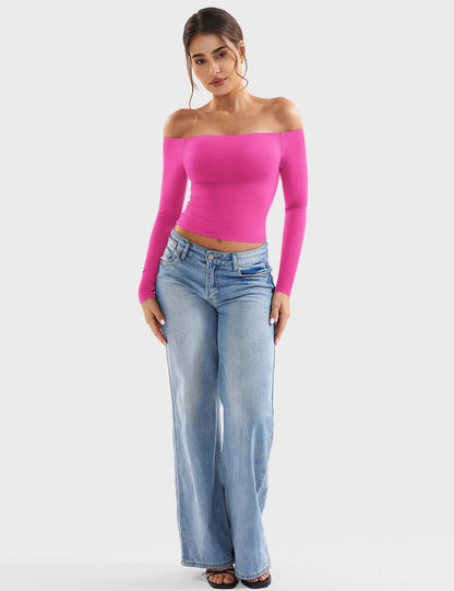 Top Luzlie con spalle scoperte