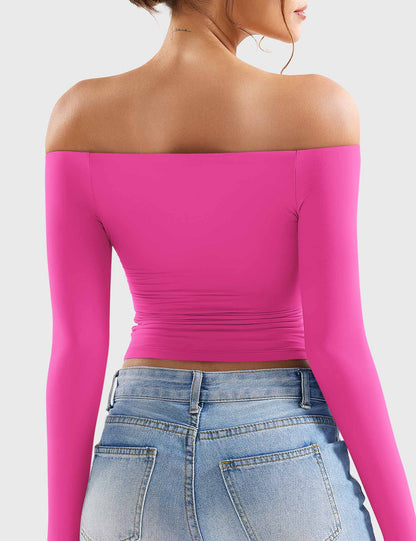 Top Luzlie con spalle scoperte