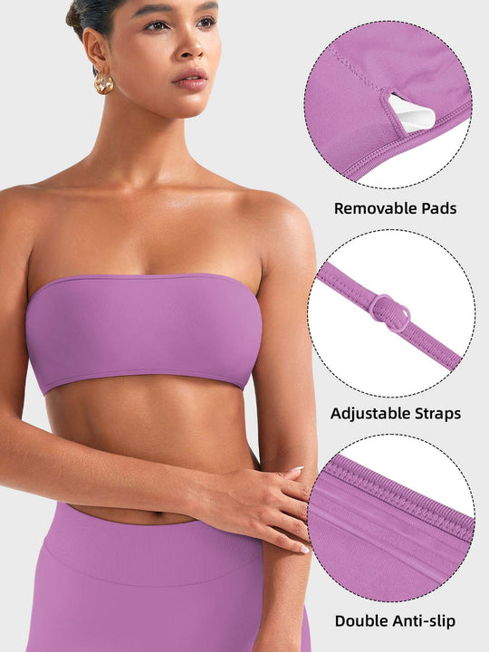 Yeoreo Alvna SoftHue Bandeau Sports Bra