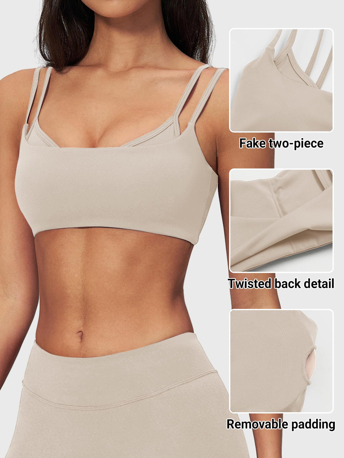 Reggiseno sportivo Achilles a doppia spallina