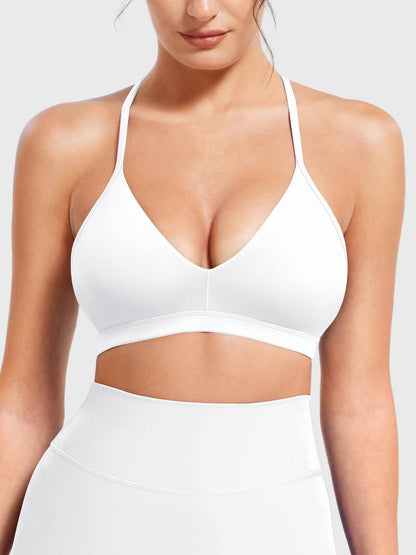 Reggiseno sportivo Ericie con scollo a V
