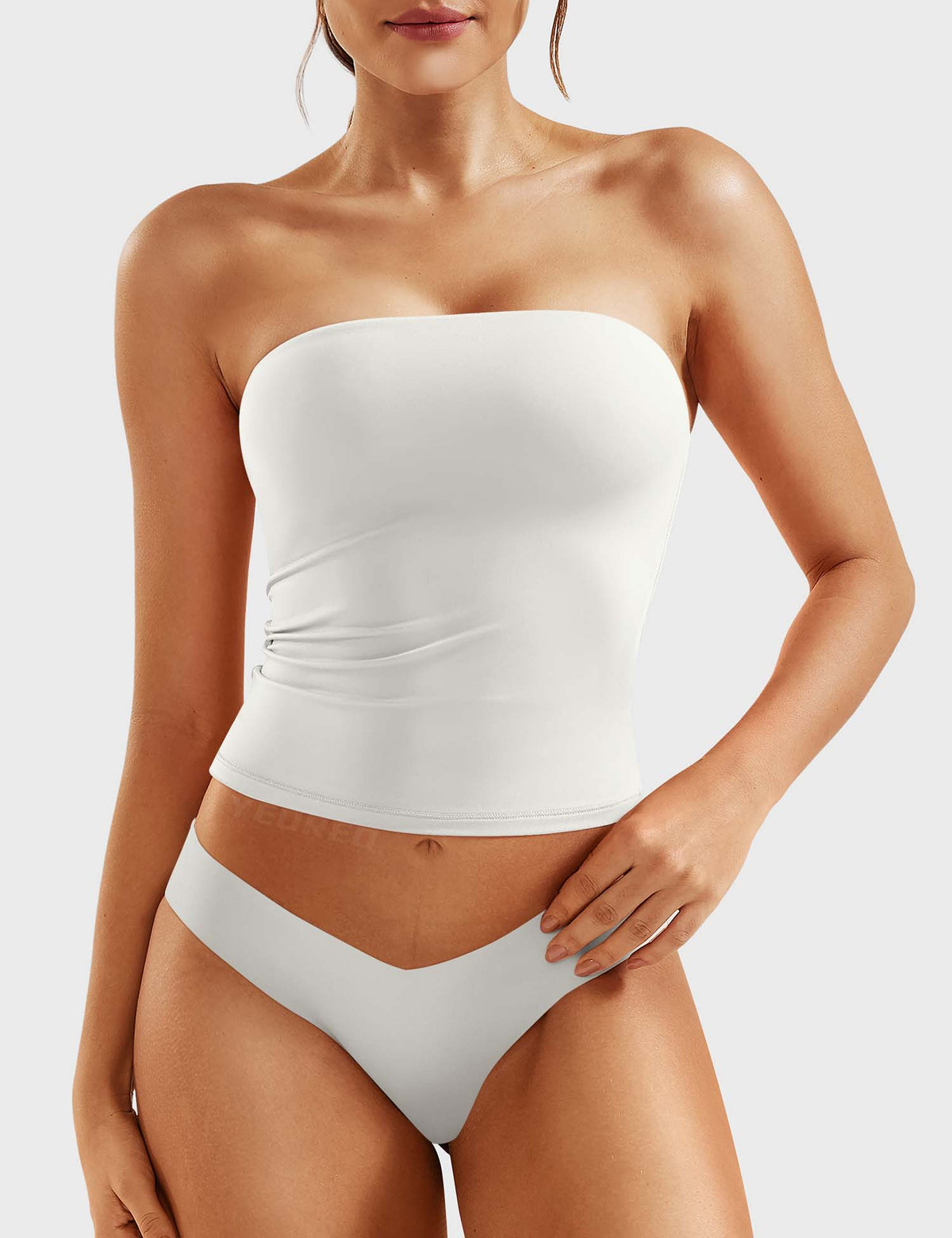 Top a fascia Sophie doppio strato