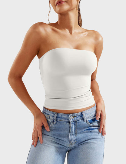 Top a fascia Sophie doppio strato