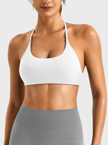 Reggiseno sportivo Sacni con schiena intrecciata