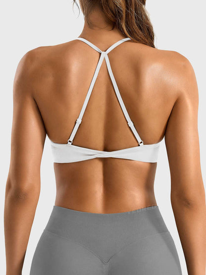 Reggiseno sportivo Sacni con schiena intrecciata