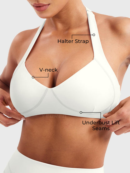 Reggiseno sportivo Andrine halter sagomato