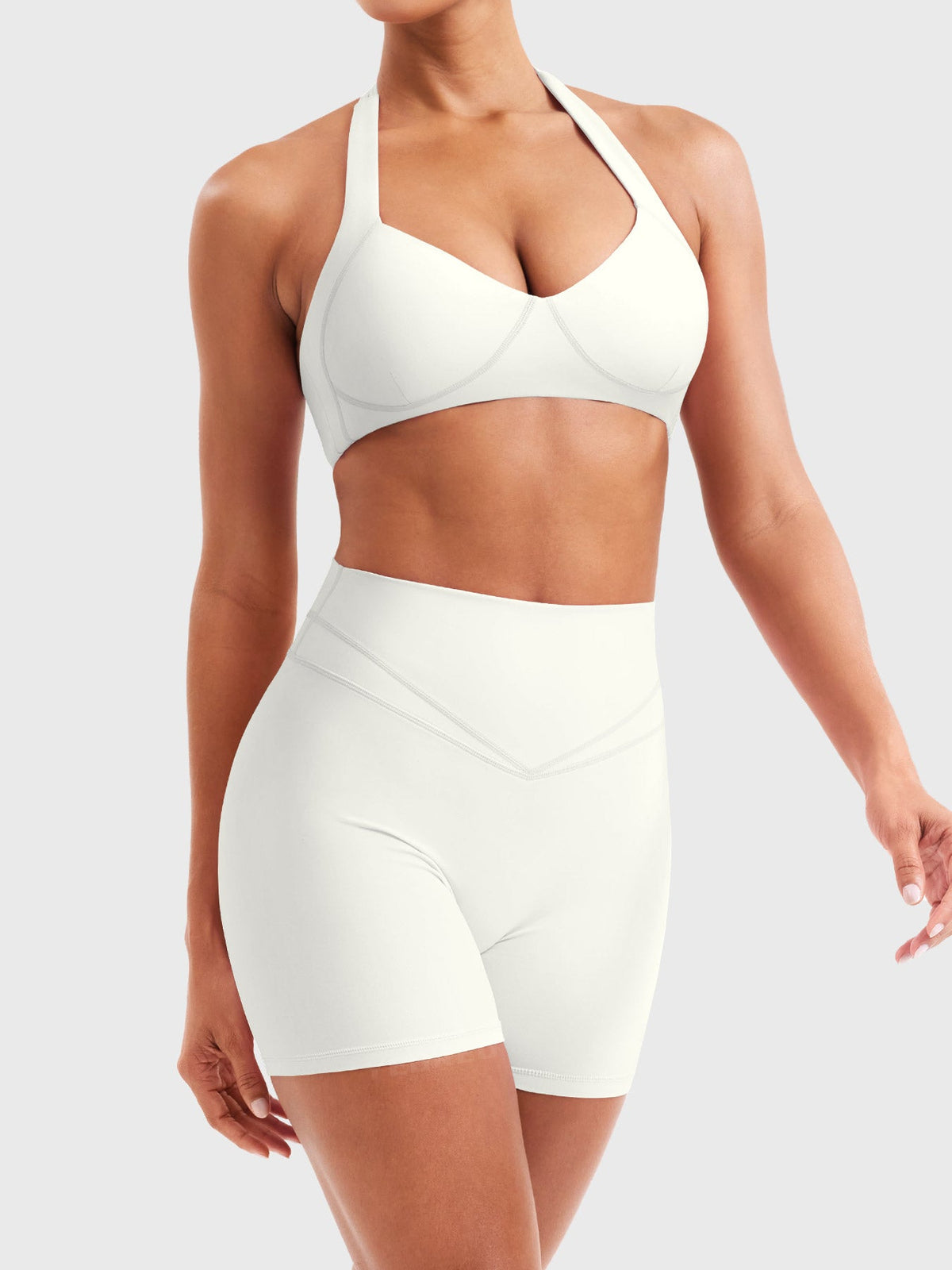Reggiseno sportivo Andrine halter sagomato
