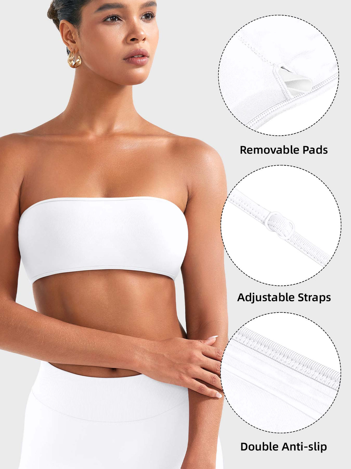 Reggiseno sportivo Alvna SoftHue a fascia