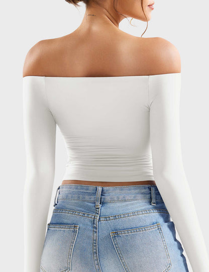 Top Luzlie con spalle scoperte