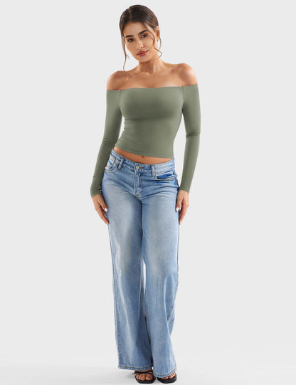 Top Luzlie con spalle scoperte
