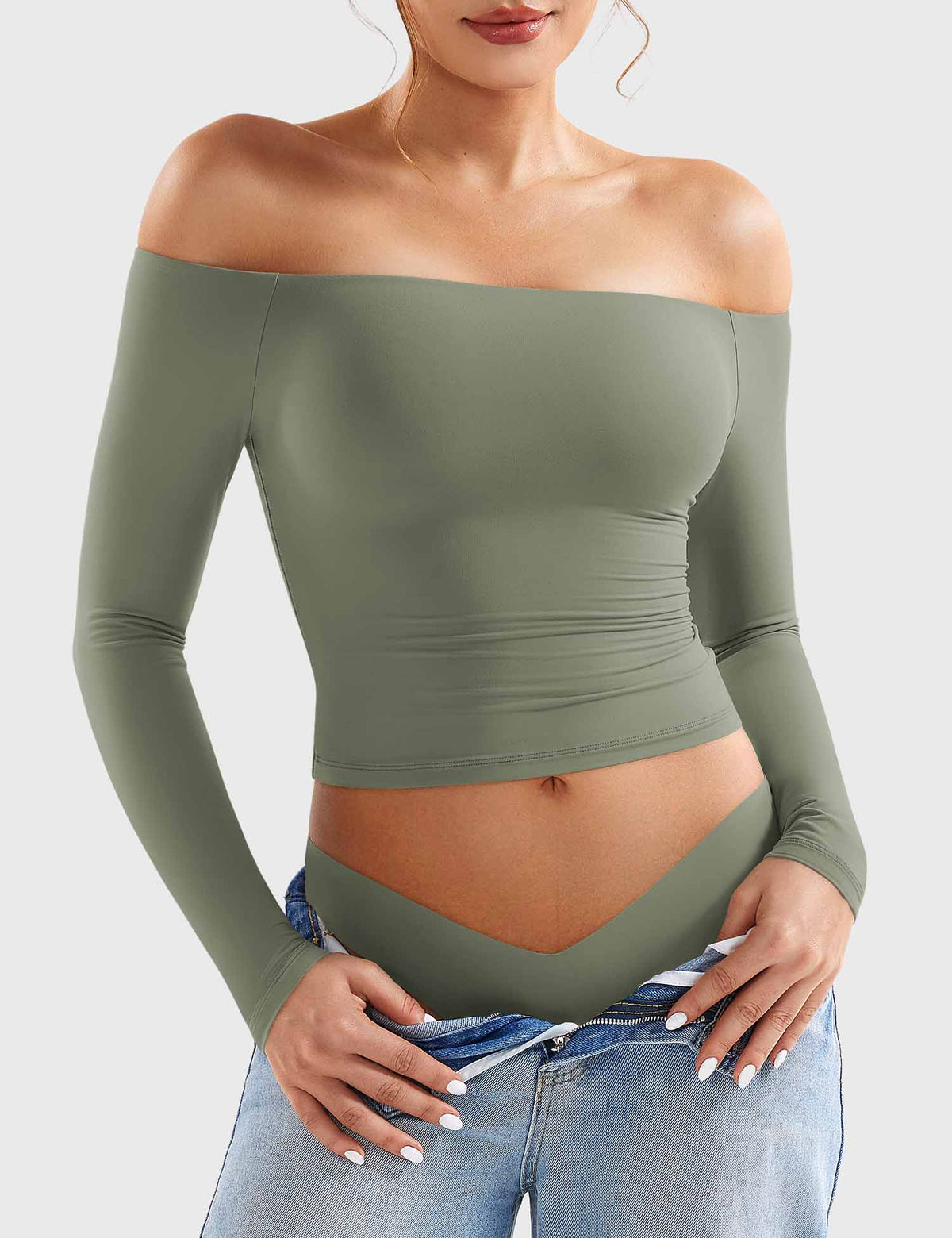 Top Luzlie con spalle scoperte