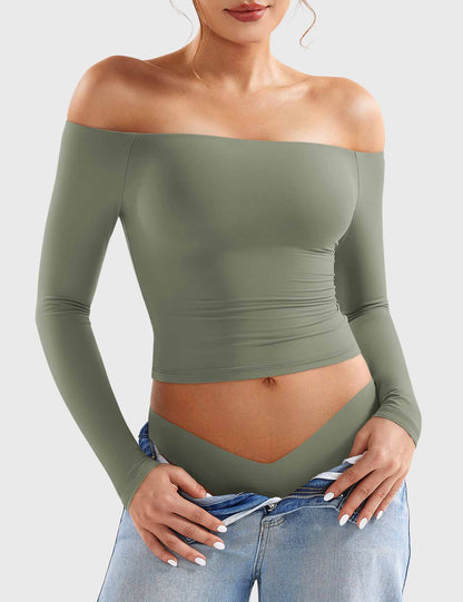 Top Luzlie con spalle scoperte