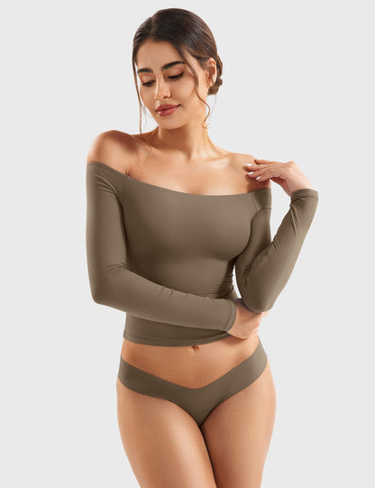 Top Luzlie con spalle scoperte