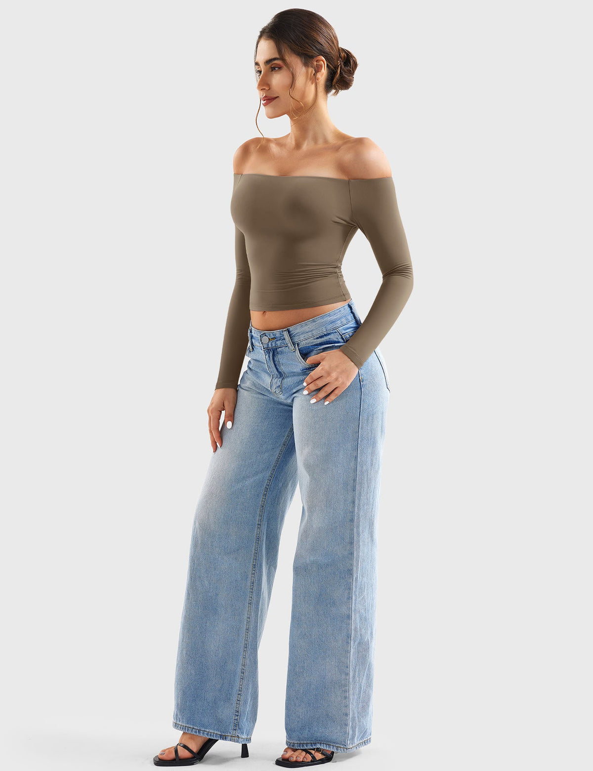 Top Luzlie con spalle scoperte
