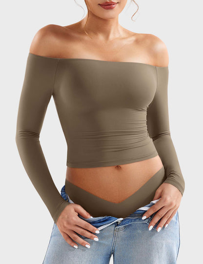Top Luzlie con spalle scoperte