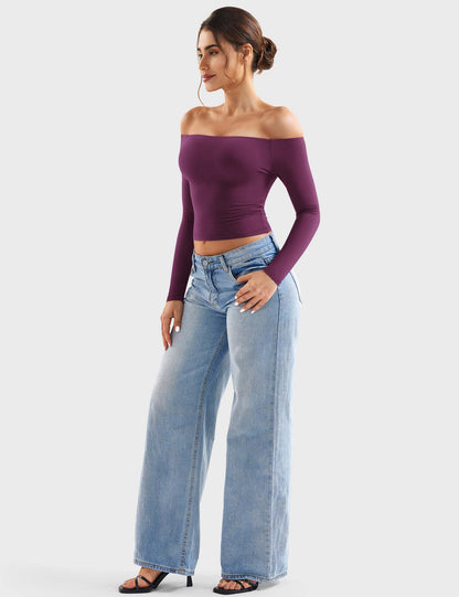 Top Luzlie con spalle scoperte