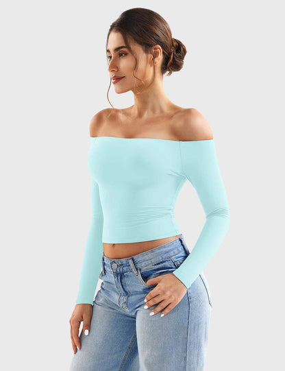 Top Luzlie con spalle scoperte