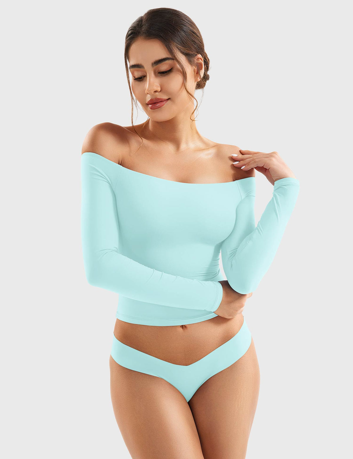 Top Luzlie con spalle scoperte
