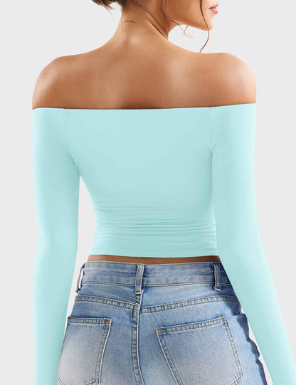 Top Luzlie con spalle scoperte
