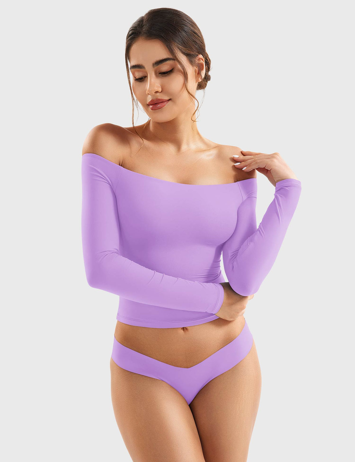 Top Luzlie con spalle scoperte