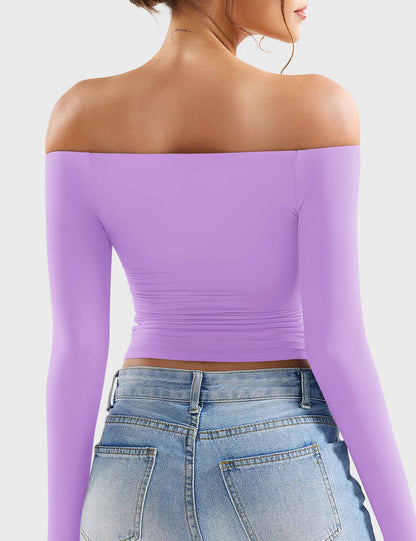 Top Luzlie con spalle scoperte