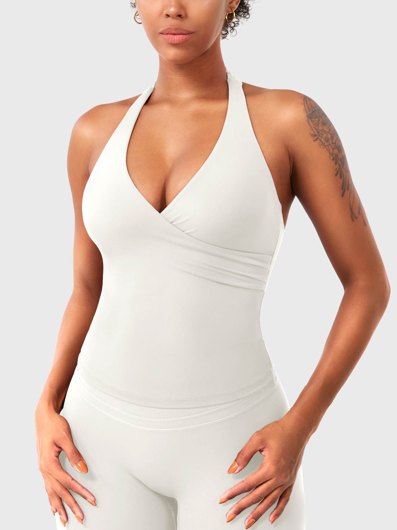 Yeoreo Elevine V Neck Halter Tank