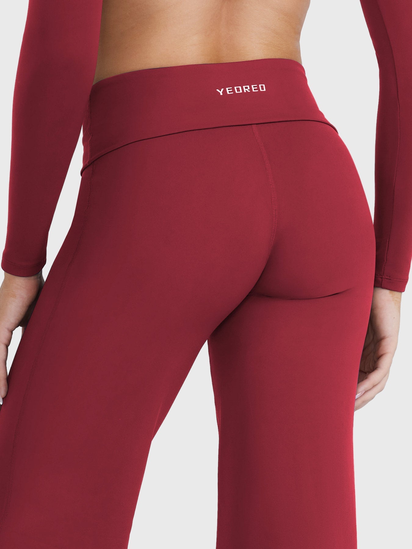 Yeoreo Eddiy 31.5" Fold Over Straight Leggings