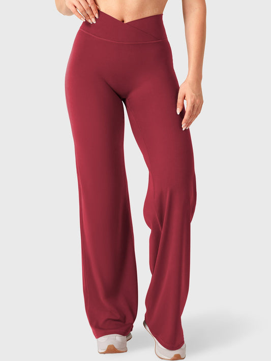 Leggings Eddiy dritti con vita a V 31,5″