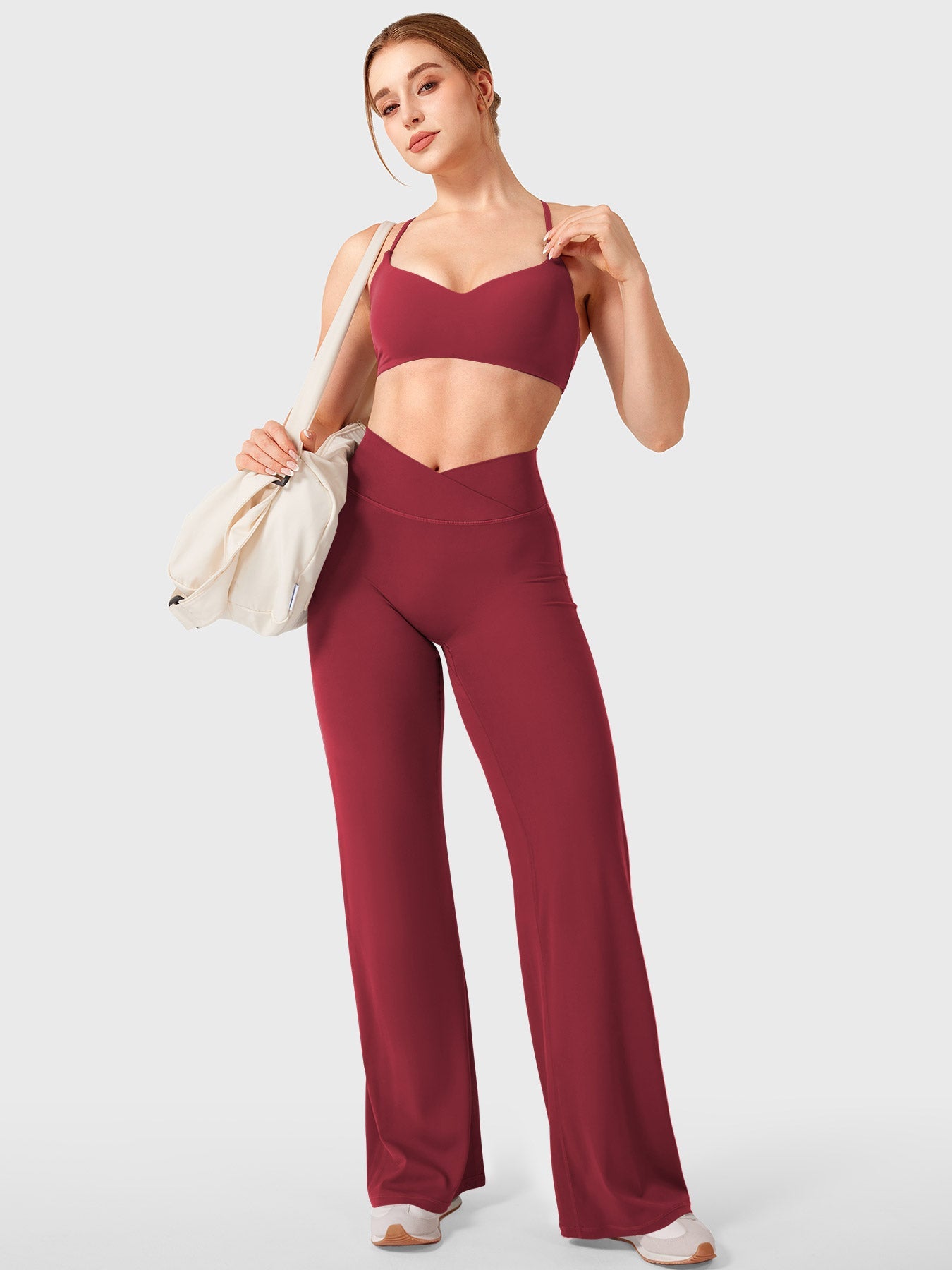 Yeoreo Eddiy 31.5" V-waistband Straight Leggings