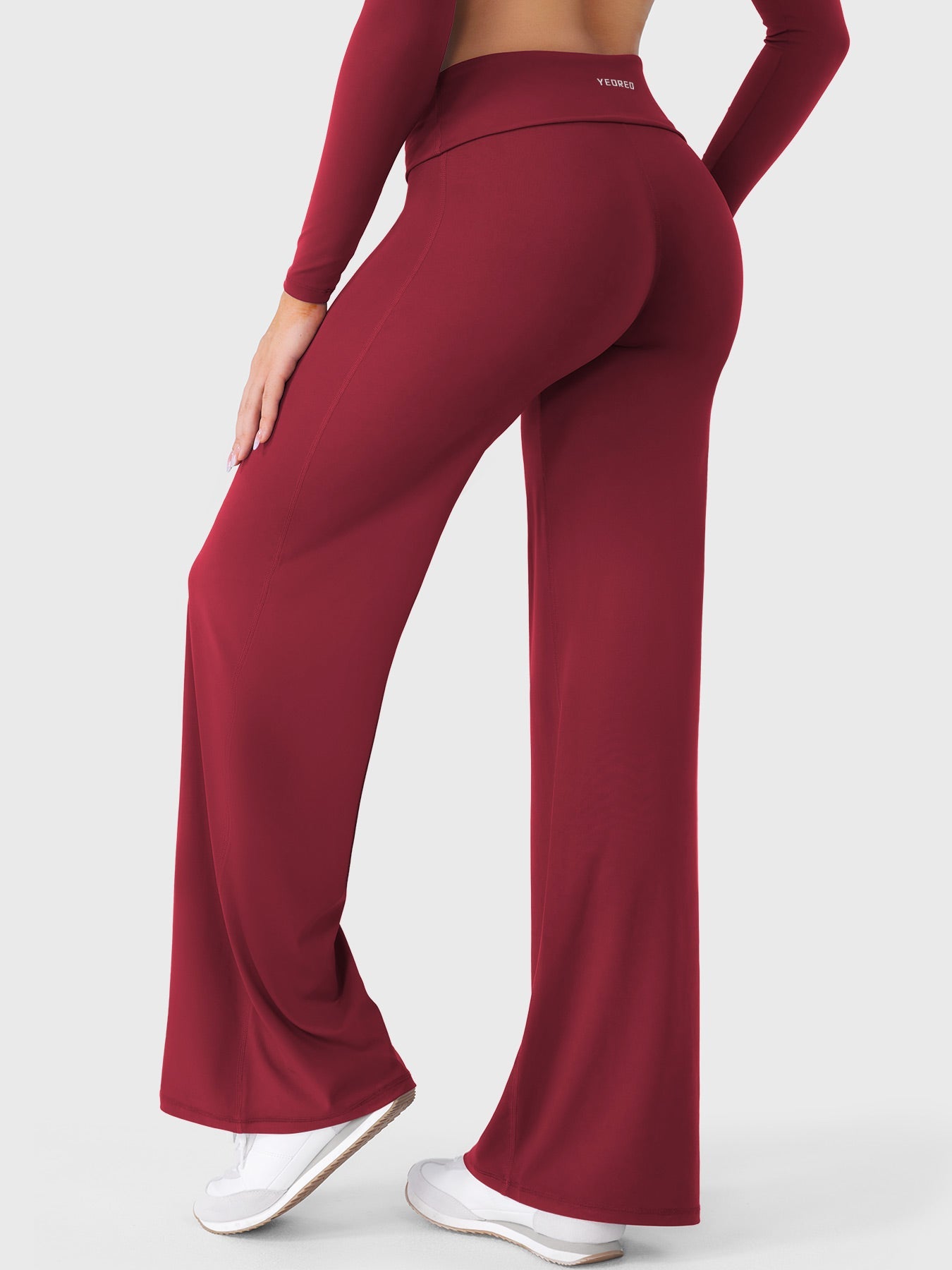 Yeoreo Eddiy 31.5" Fold Over Straight Leggings