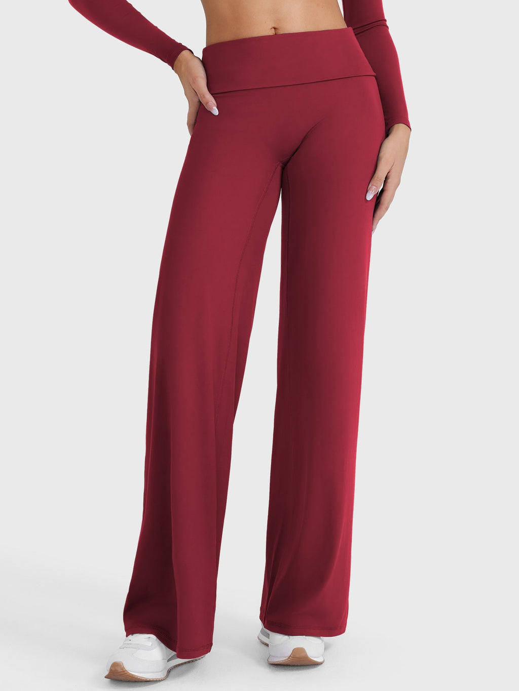 Yeoreo Eddiy 31.5" Fold Over Straight Leggings