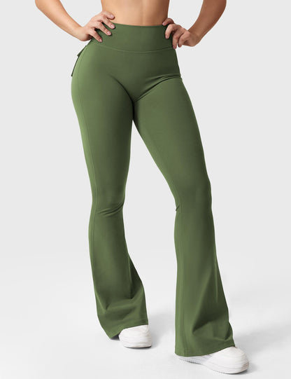 Leggings Brittany flare con tasche
