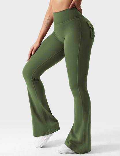 Leggings Brittany flare con tasche