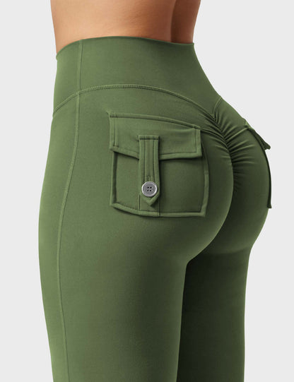 Leggings Brittany flare con tasche