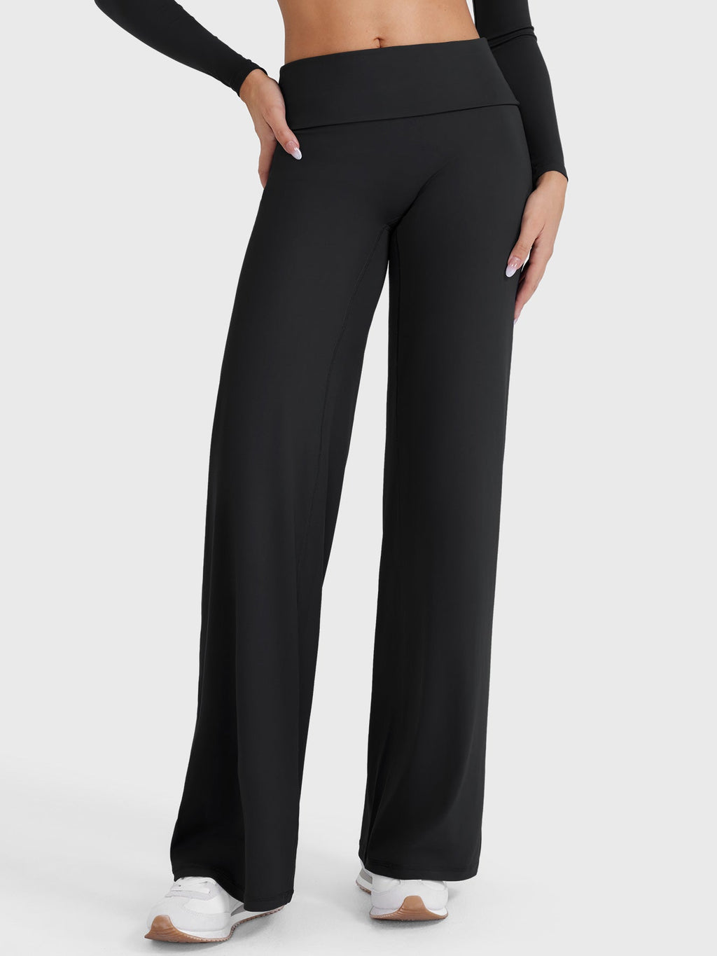 Yeoreo Eddiy 31.5" Fold Over Straight Leggings