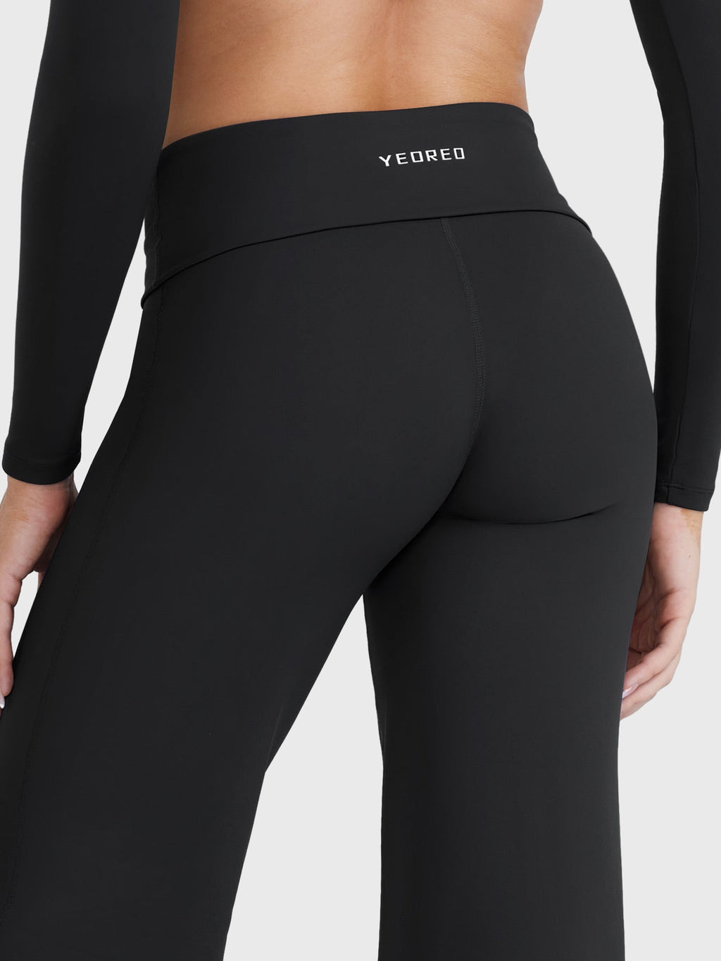Yeoreo Eddiy 31.5" Fold Over Straight Leggings