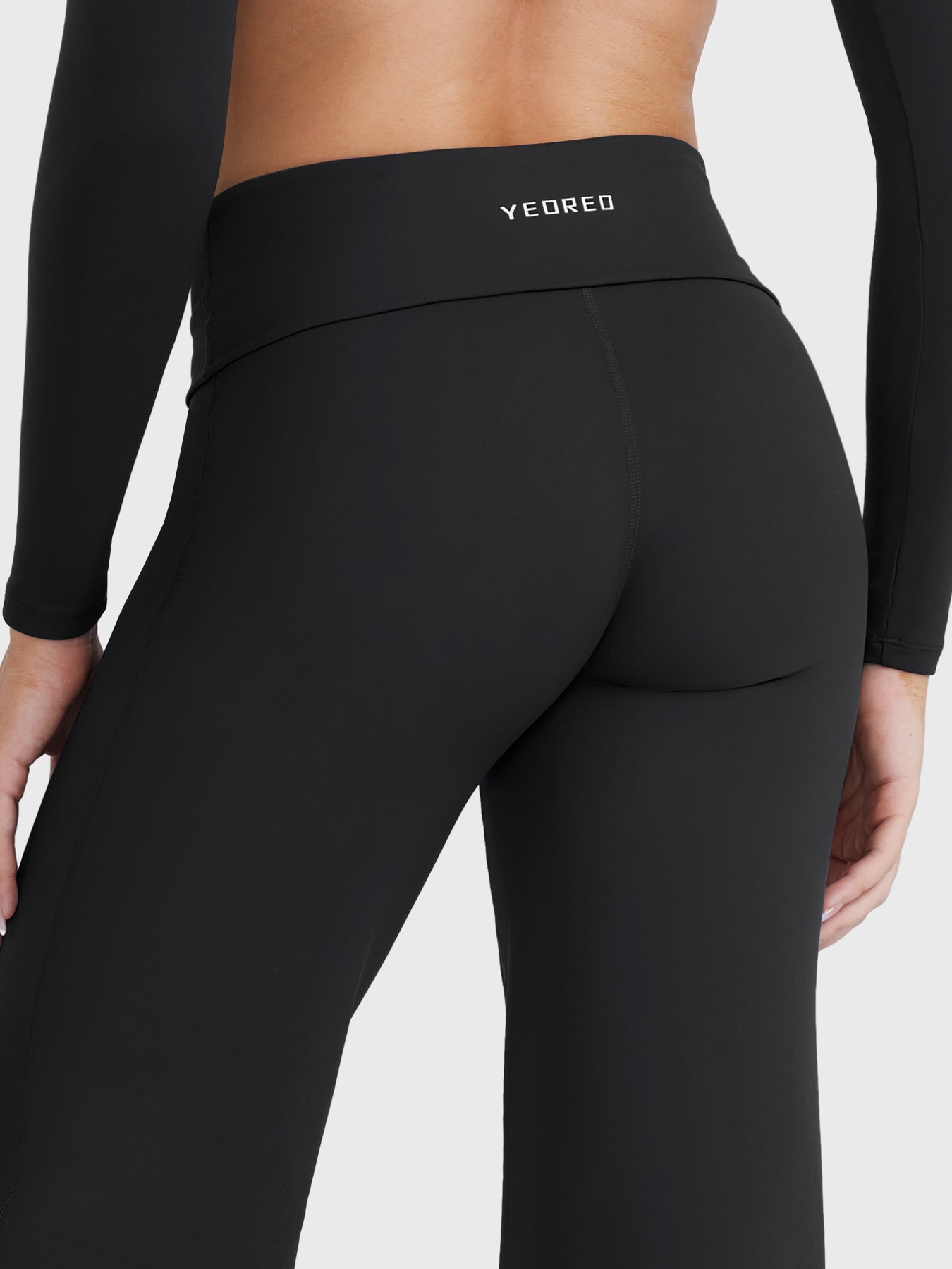 Yeoreo Eddiy 31.5" Fold Over Straight Leggings