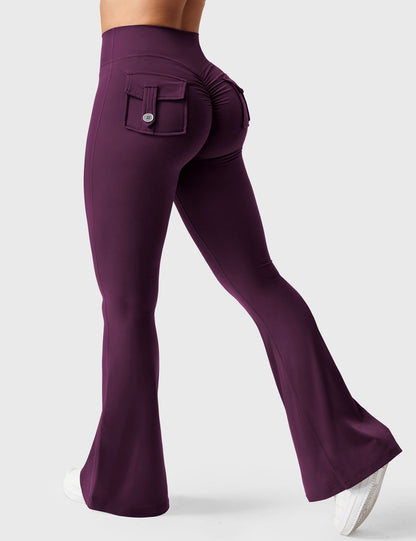 Leggings Brittany flare con tasche