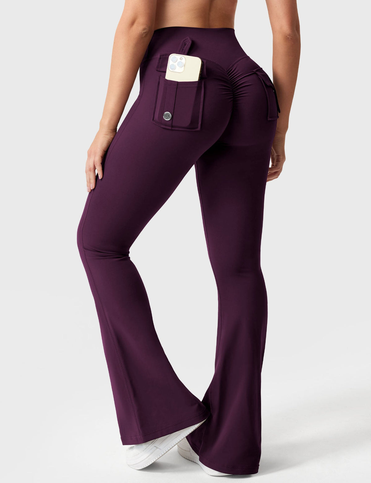 Leggings Brittany flare con tasche