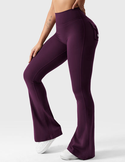 Leggings Brittany flare con tasche