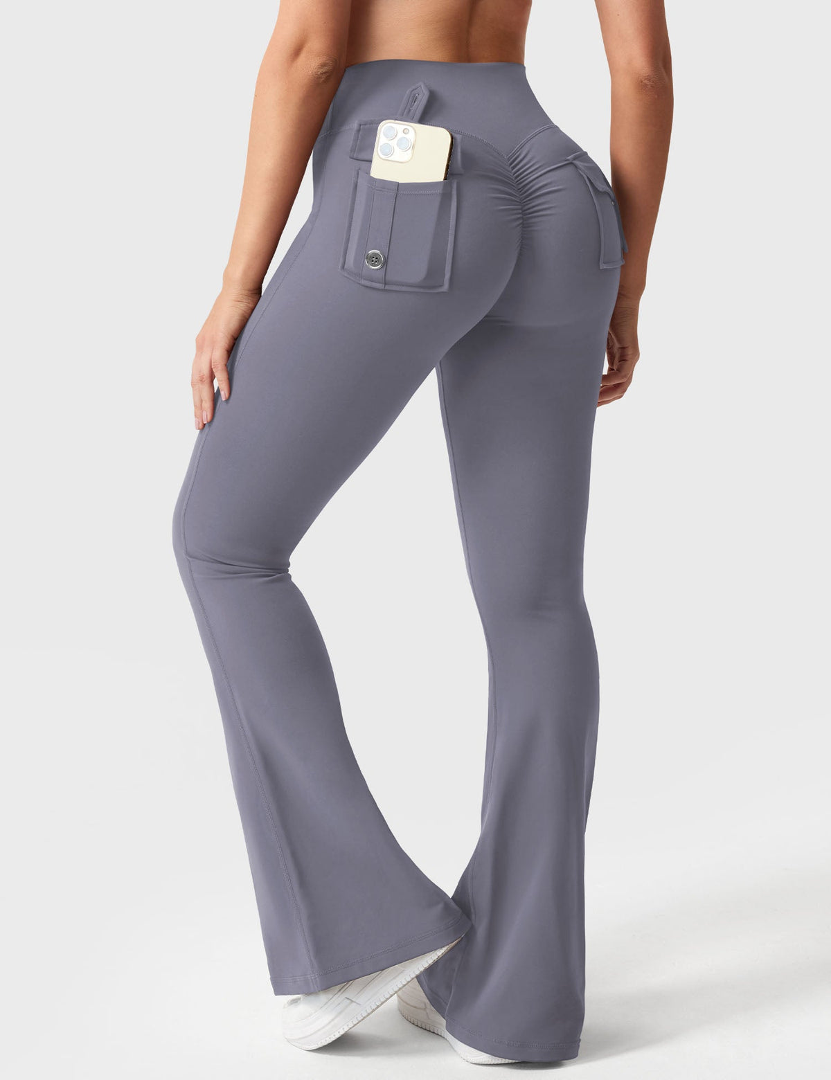 Leggings Brittany flare con tasche