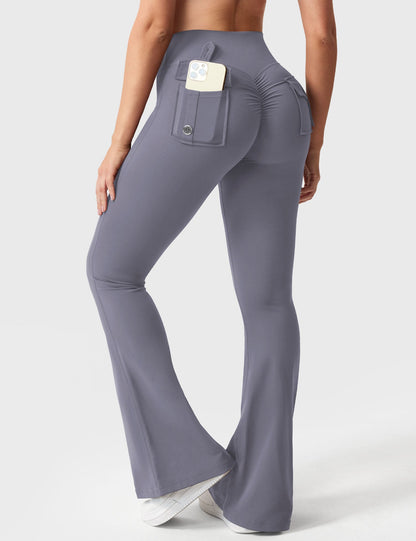 Leggings Brittany flare con tasche