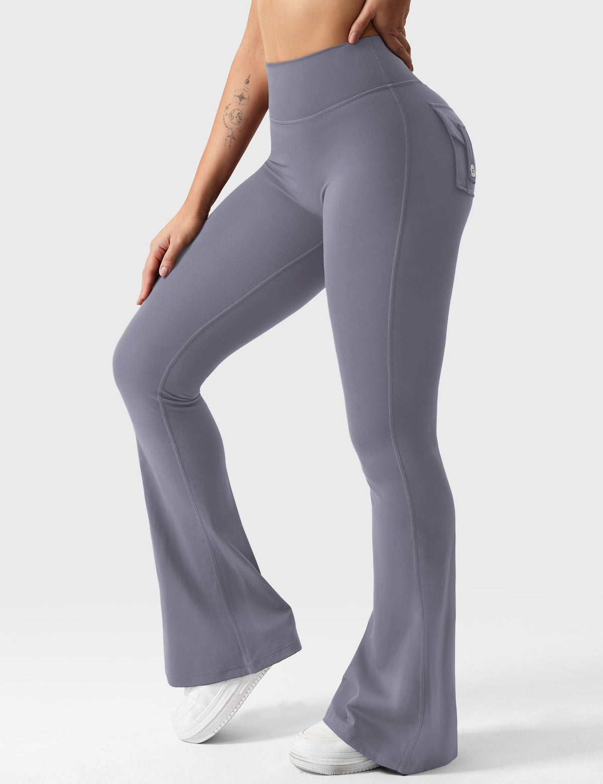 Leggings Brittany flare con tasche