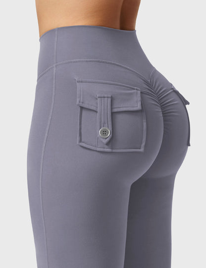 Leggings Brittany flare con tasche