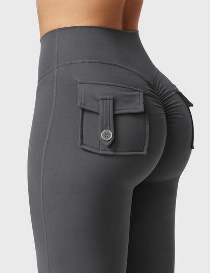 Leggings Brittany flare con tasche 30″