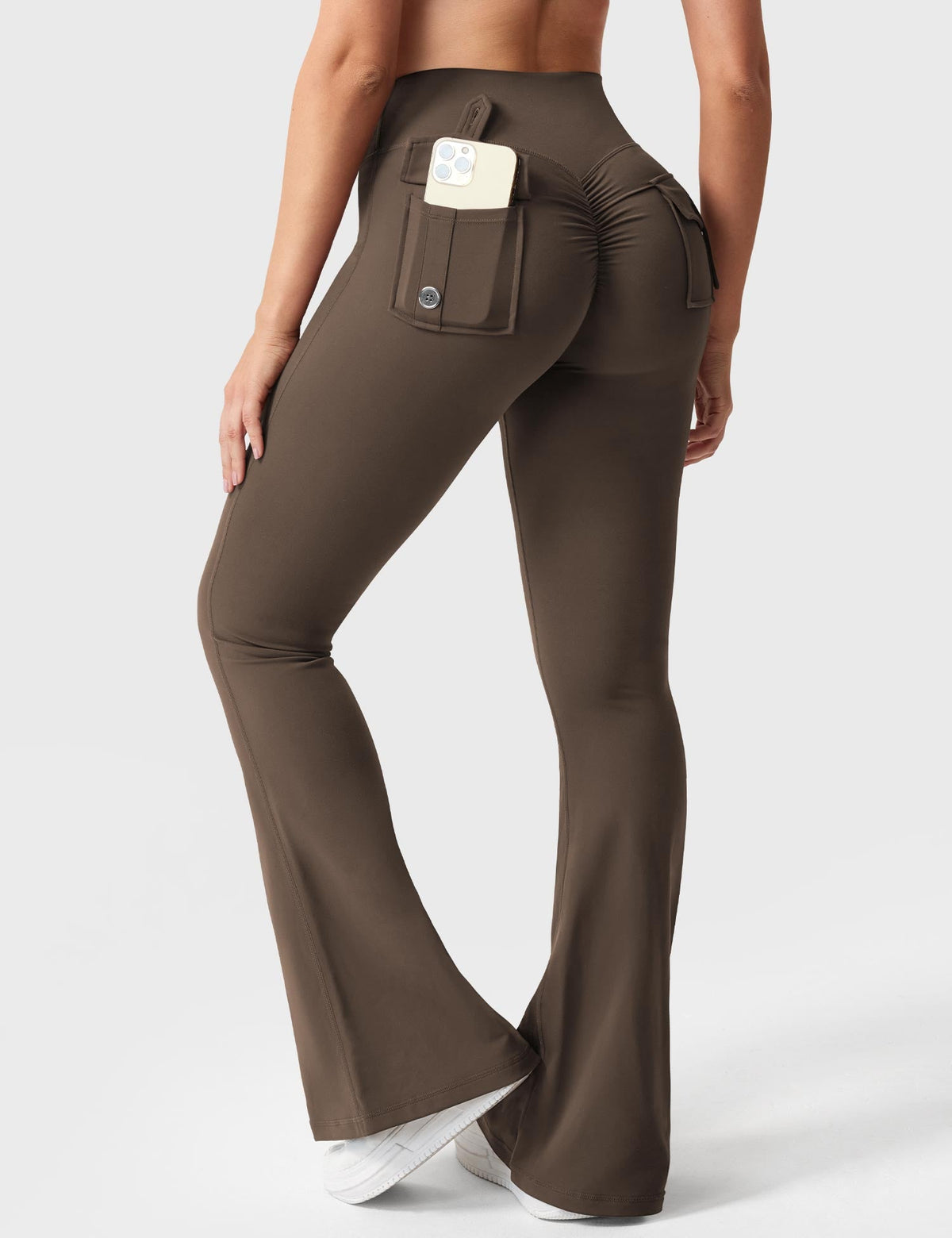Leggings Brittany flare con tasche