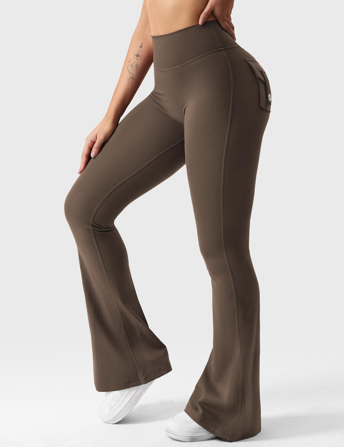 Leggings Brittany flare con tasche