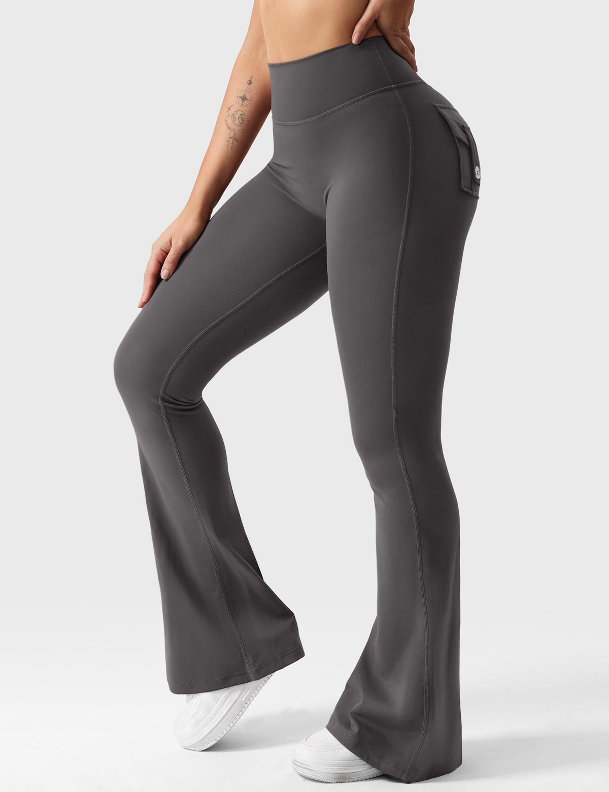 Leggings Brittany flare con tasche