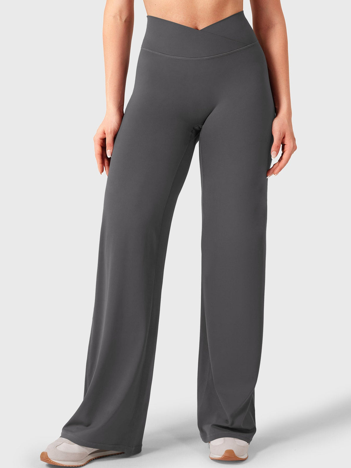 Leggings Eddiy dritti con vita a V 31,5″